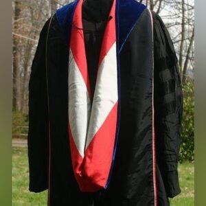 Oak Hall doctoral graduation regalia hood - Ohio State University